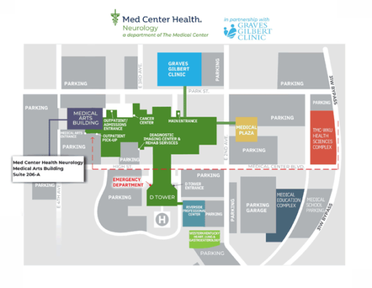Med Center GGC Neurology Map